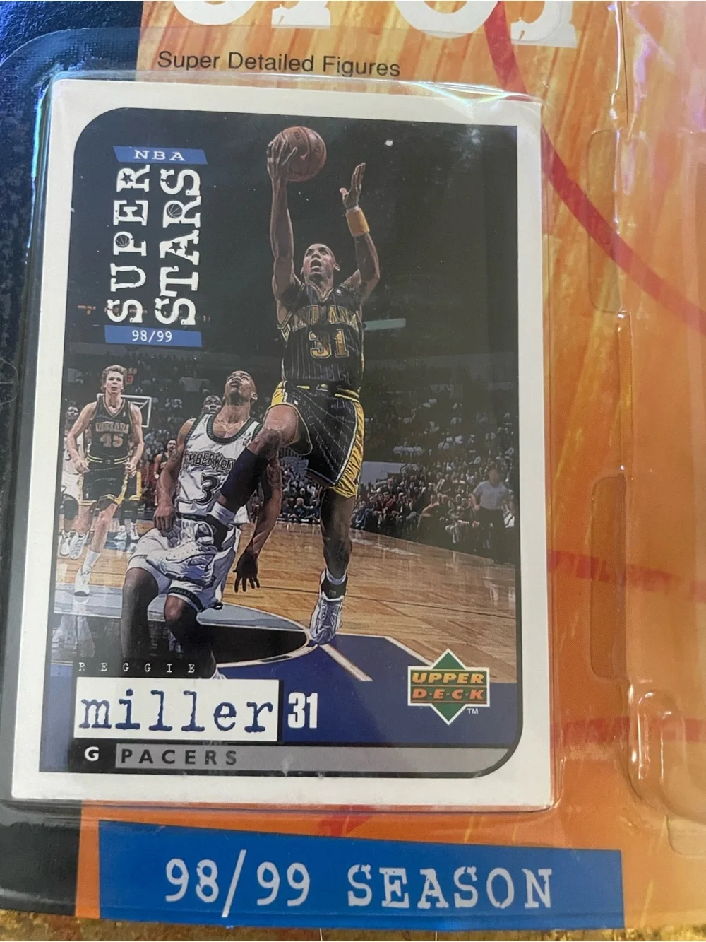 NBA Reggie Miller Action Figure - Black & Yellow